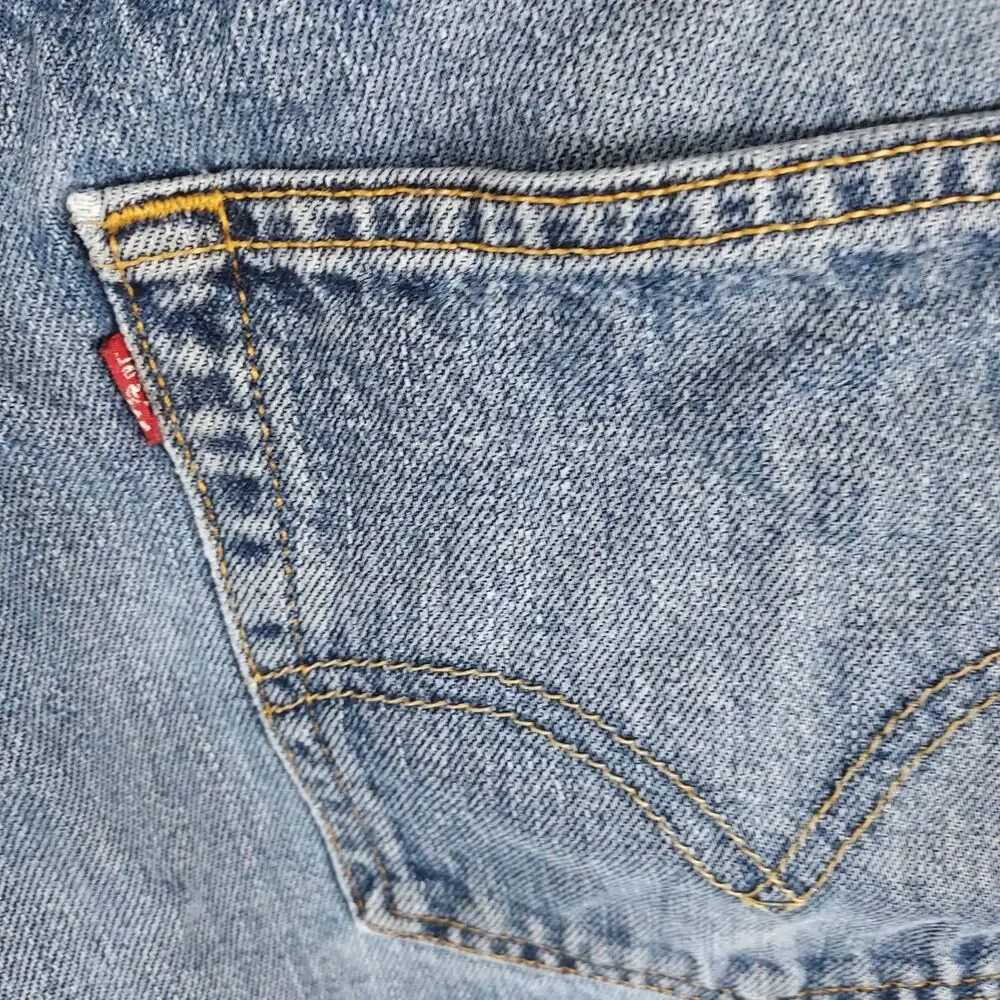 Levi’s 505 Straight Fit Jeans – Men’s W40 L30 – Classic Blue Denim